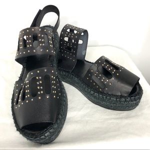 McQ by Alexander McQueen Studded Espadrille Sandal